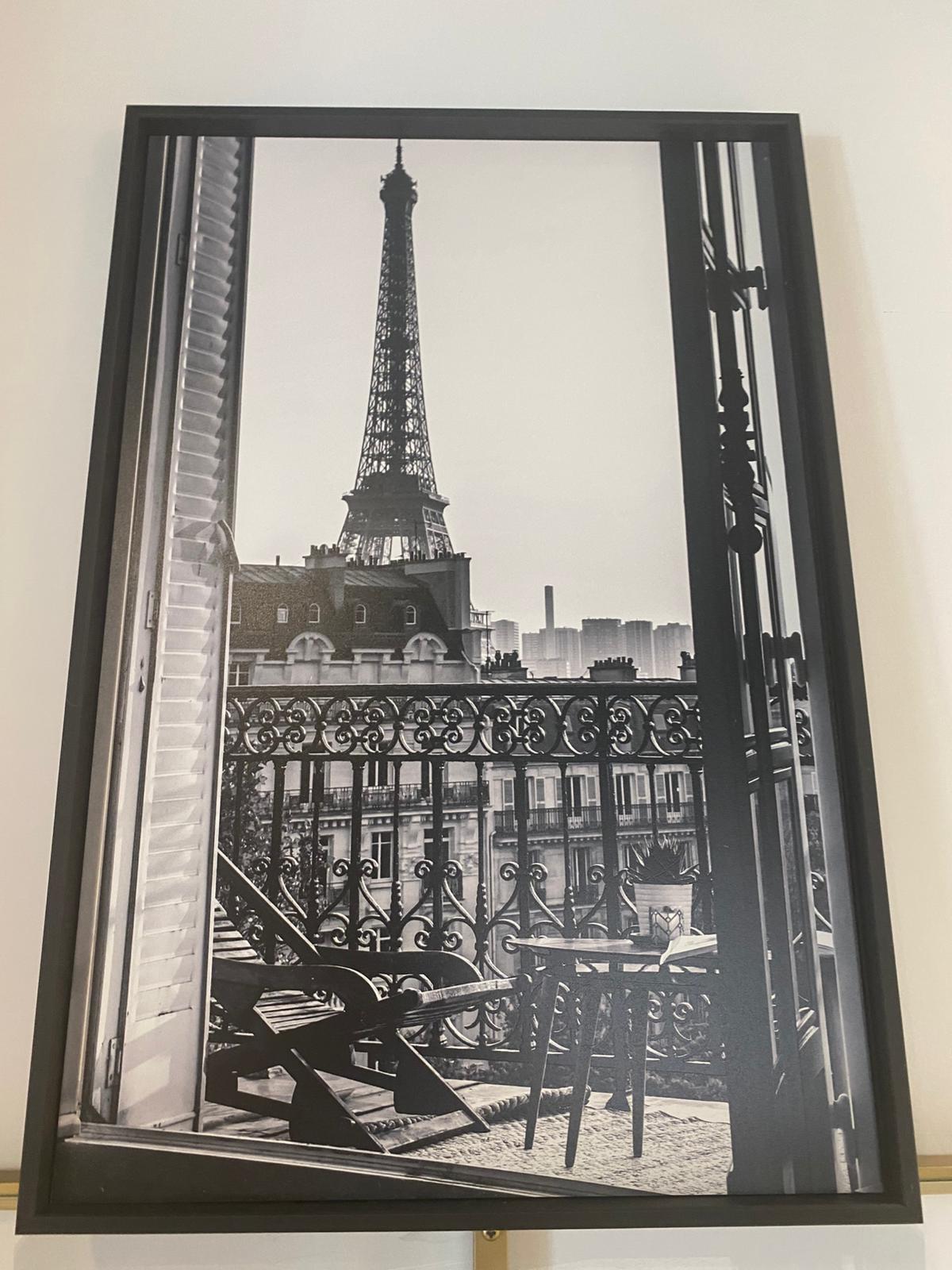 Quadro nero legno
