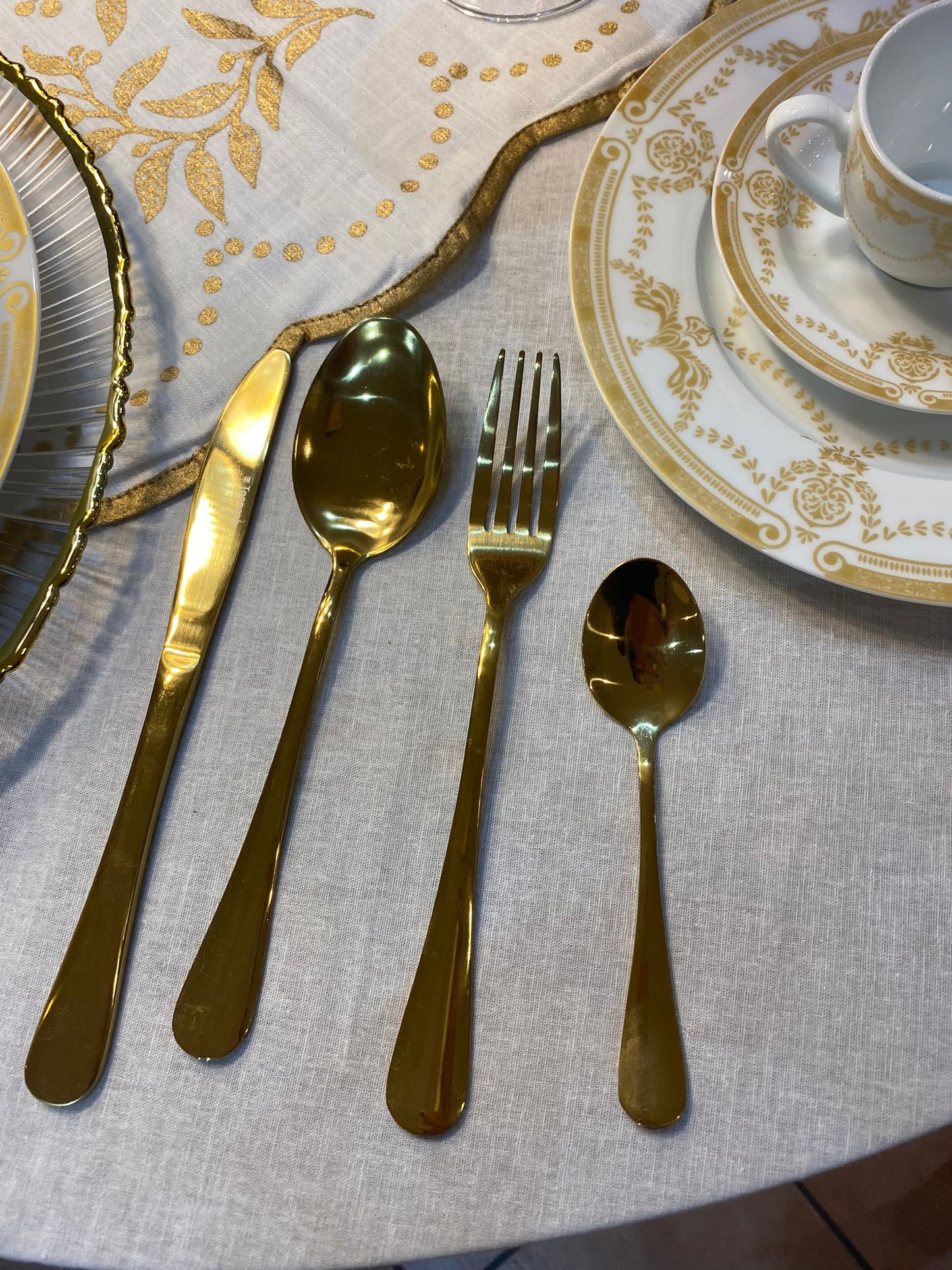 Servizio Posate oro
