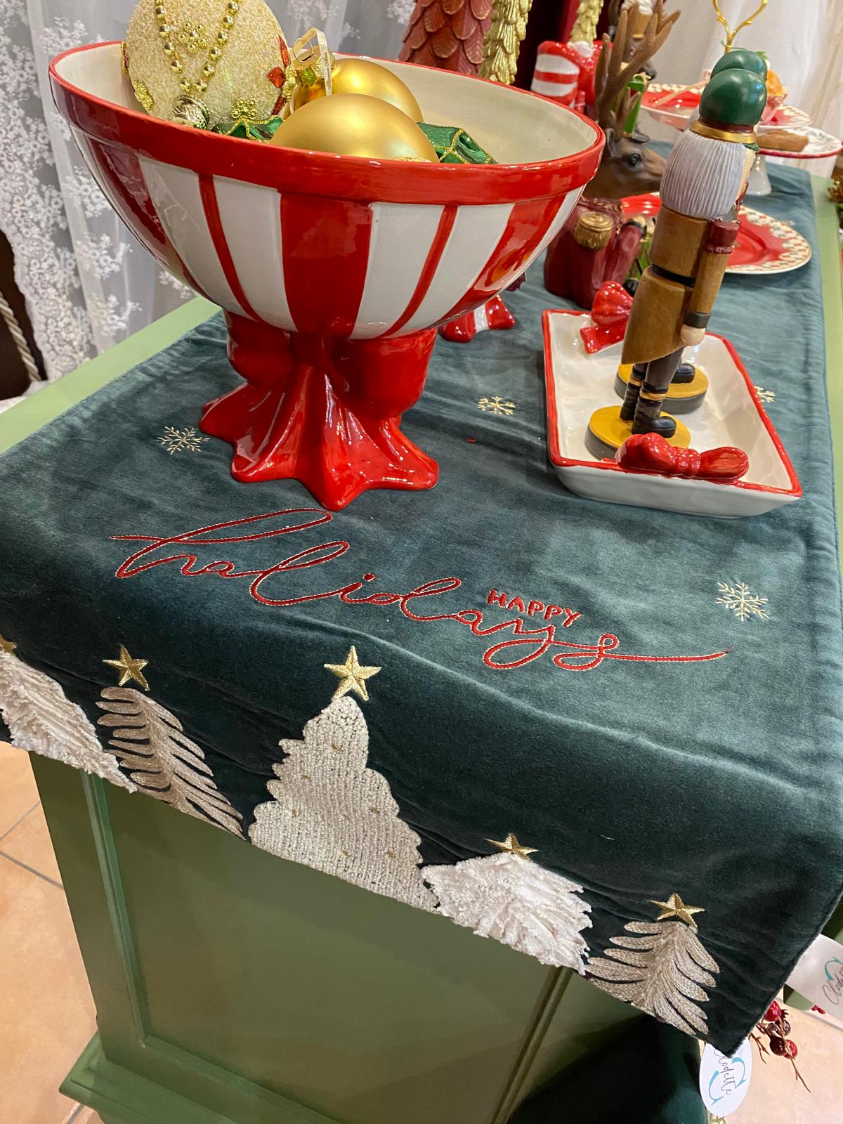 Runner Velluto Natale