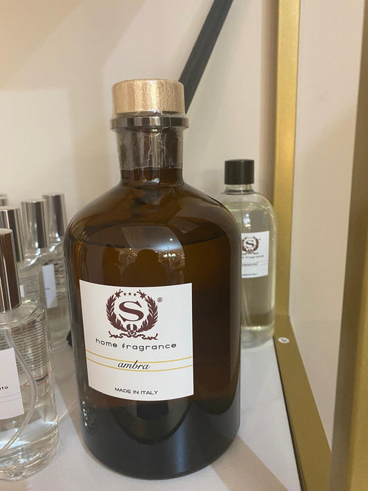 Diffusore grande con Stecche in legno Ambra