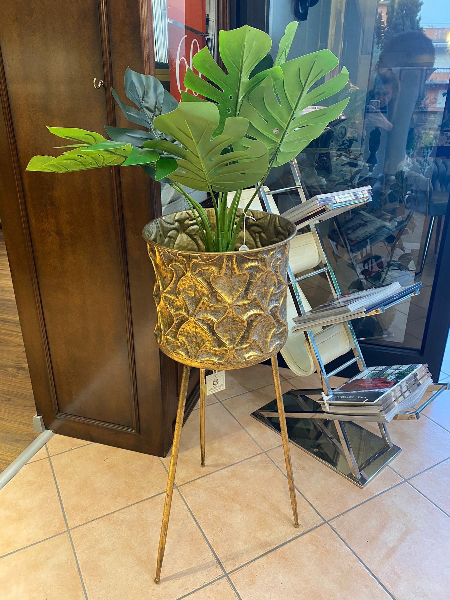 Portapiante oro