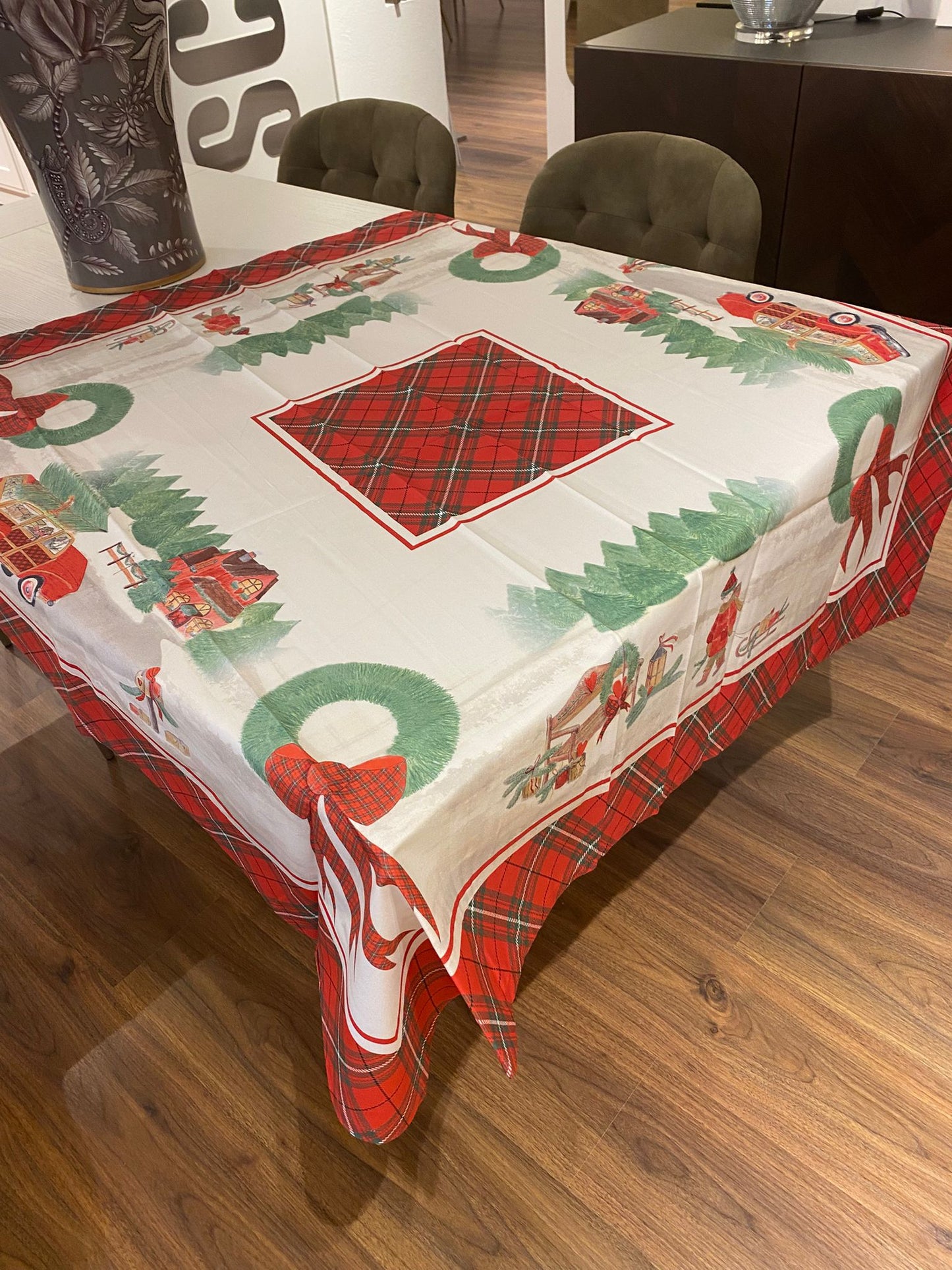 Copritavolo Quadrato Natale