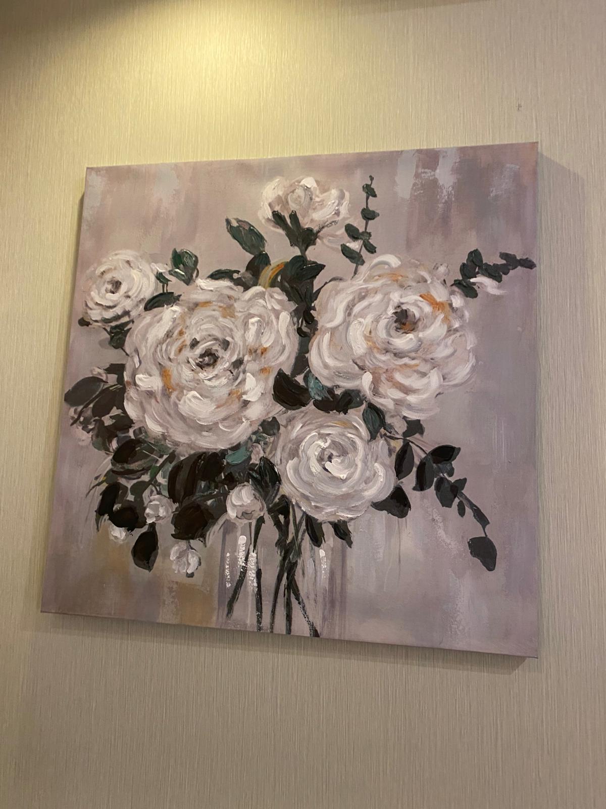 Quadro fiori canvas