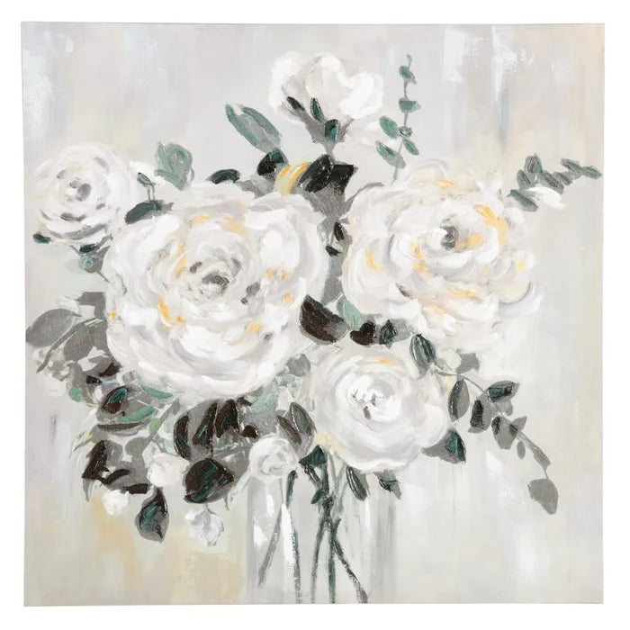 Quadro fiori canvas