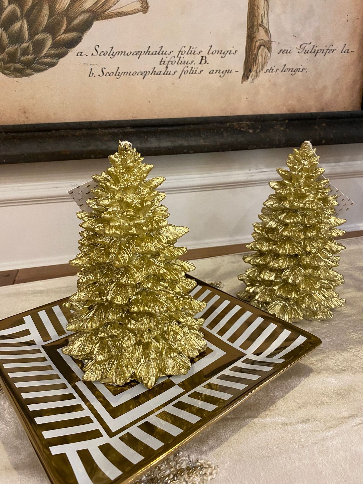 Candela albero oro