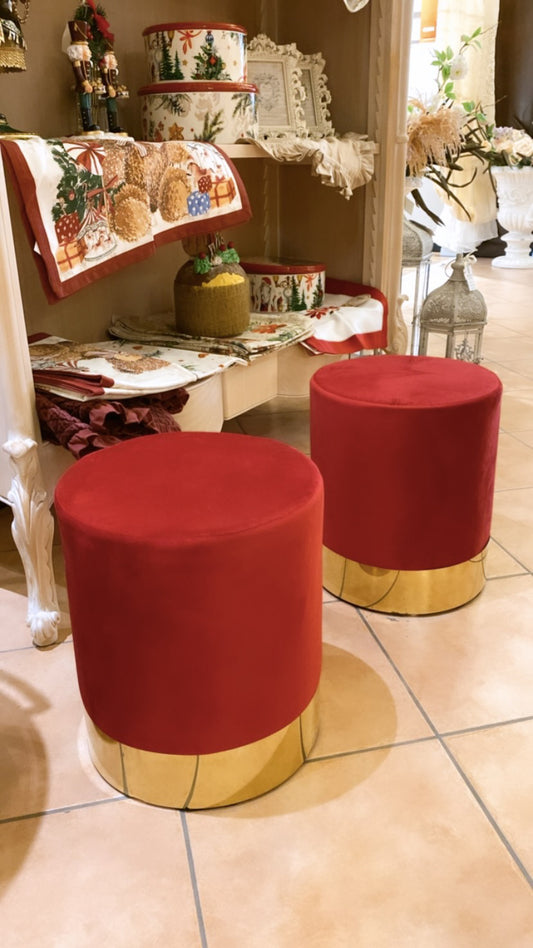 Pouff rosso