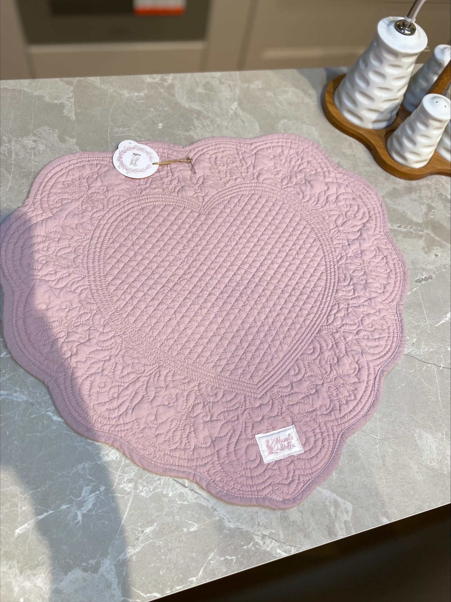 Tovaglietta quilt cuore