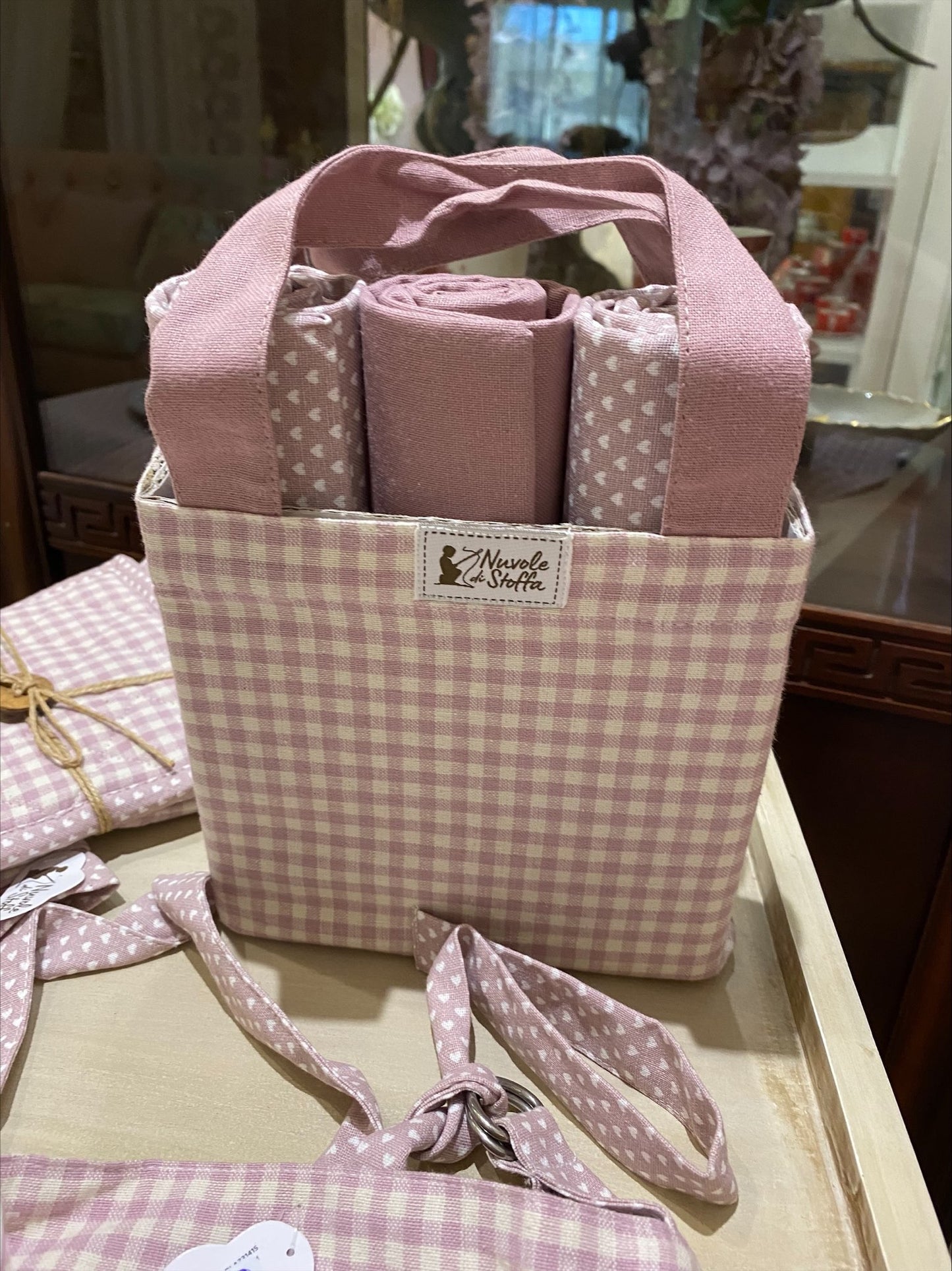 Borsa con 3 strofinacci