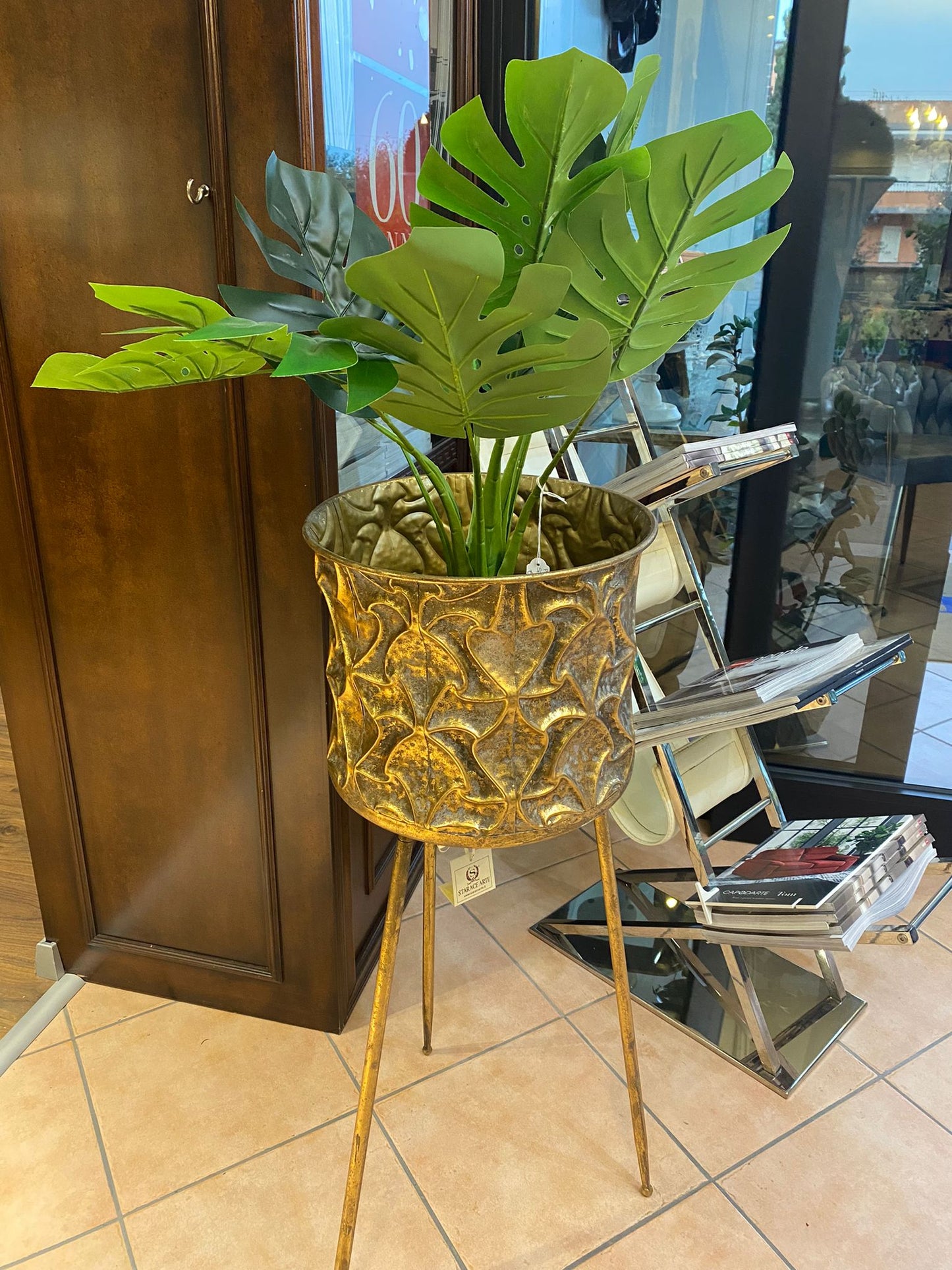 Portapiante oro