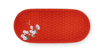 Vassoio Blushing Birds Red