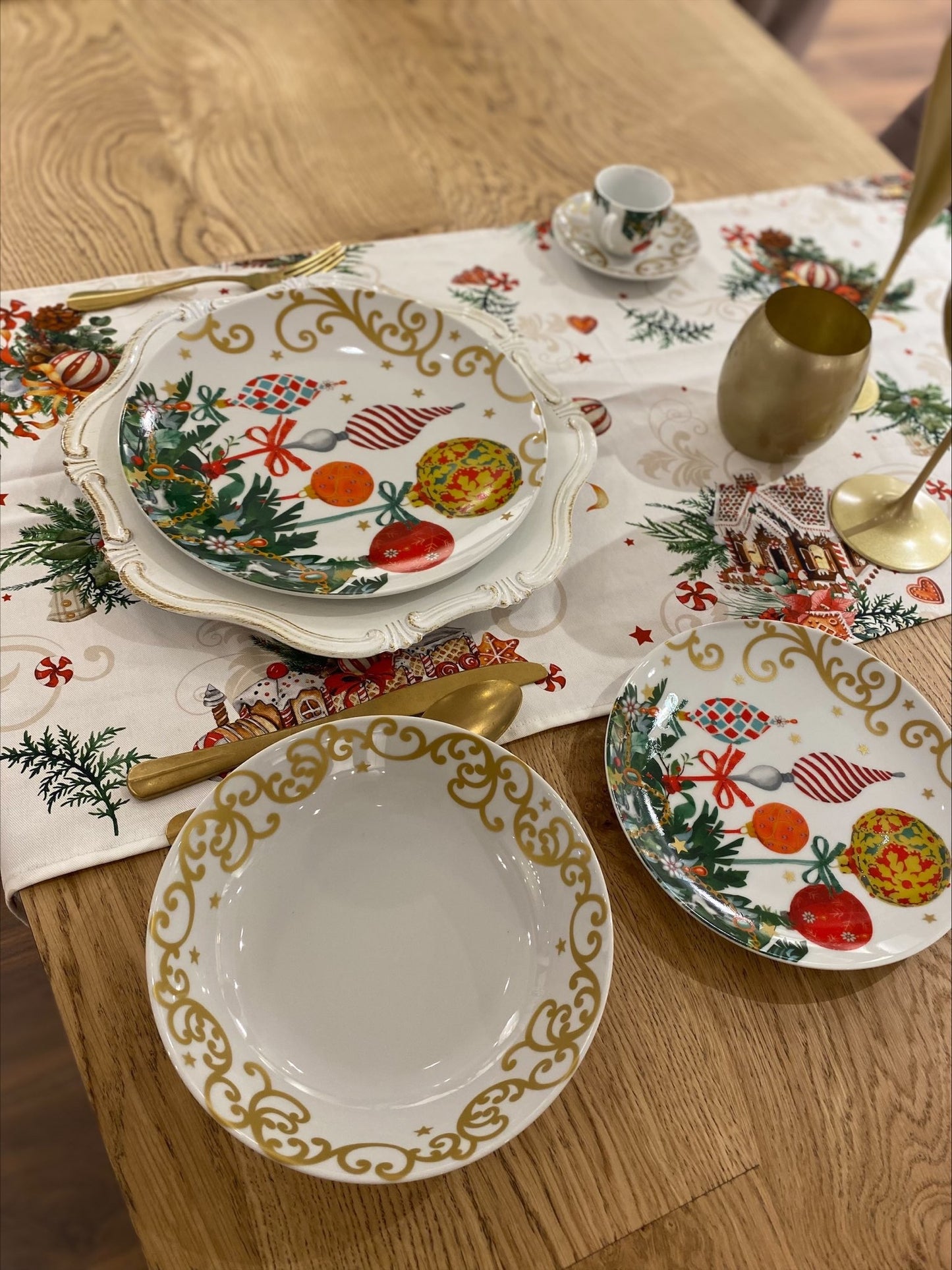 Servizio Piatti da 6pz Natale