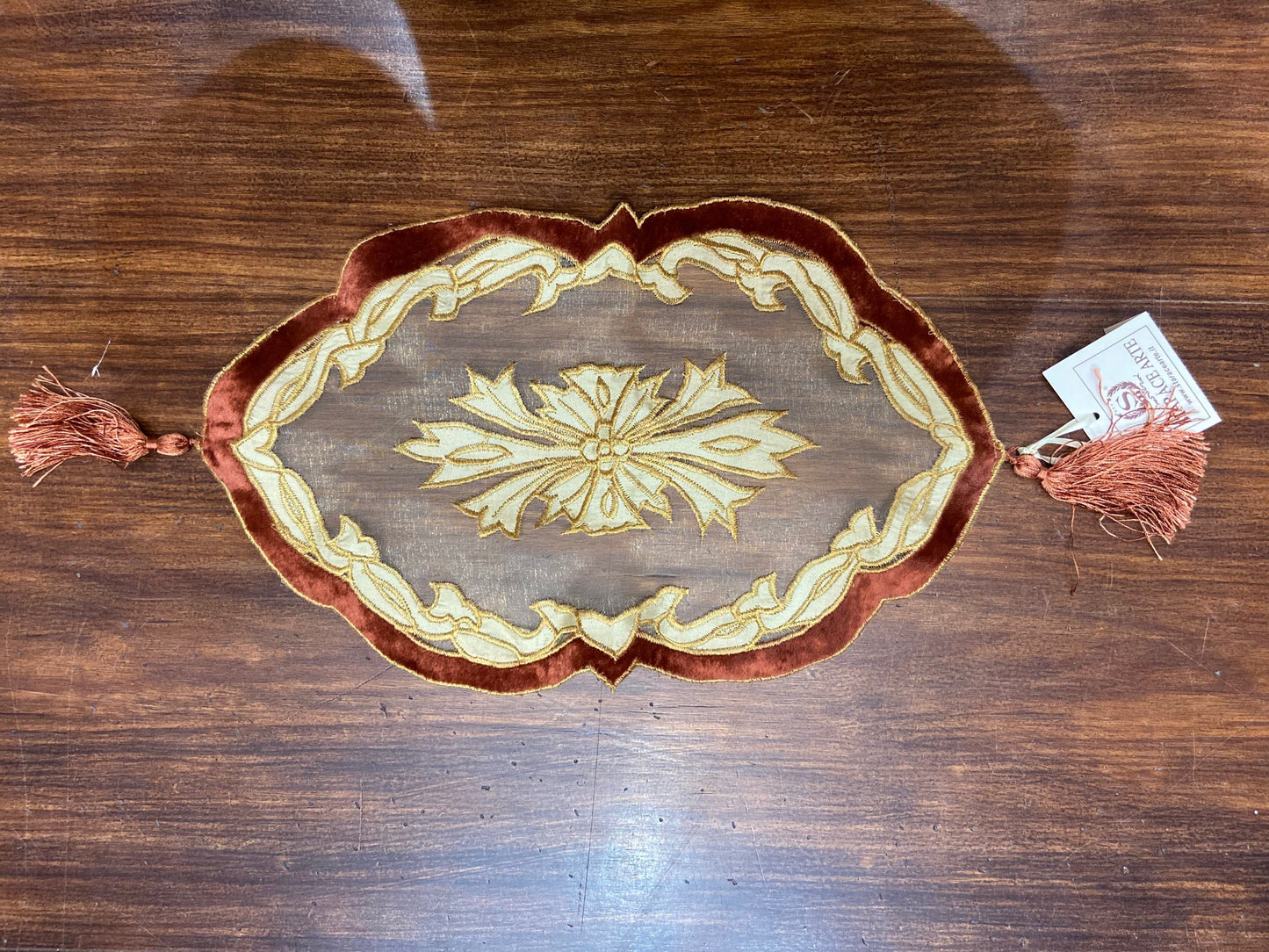 Centrino Terracotta e Oro