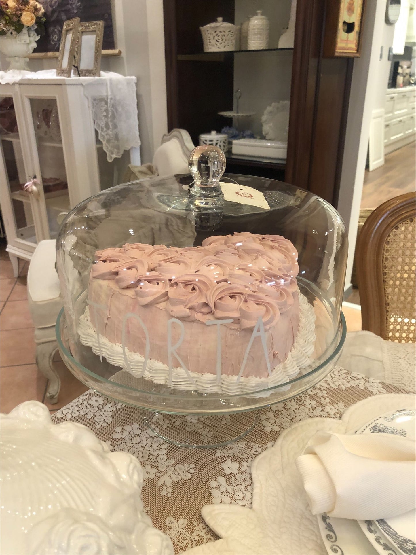 Alzata Torta in Vetro