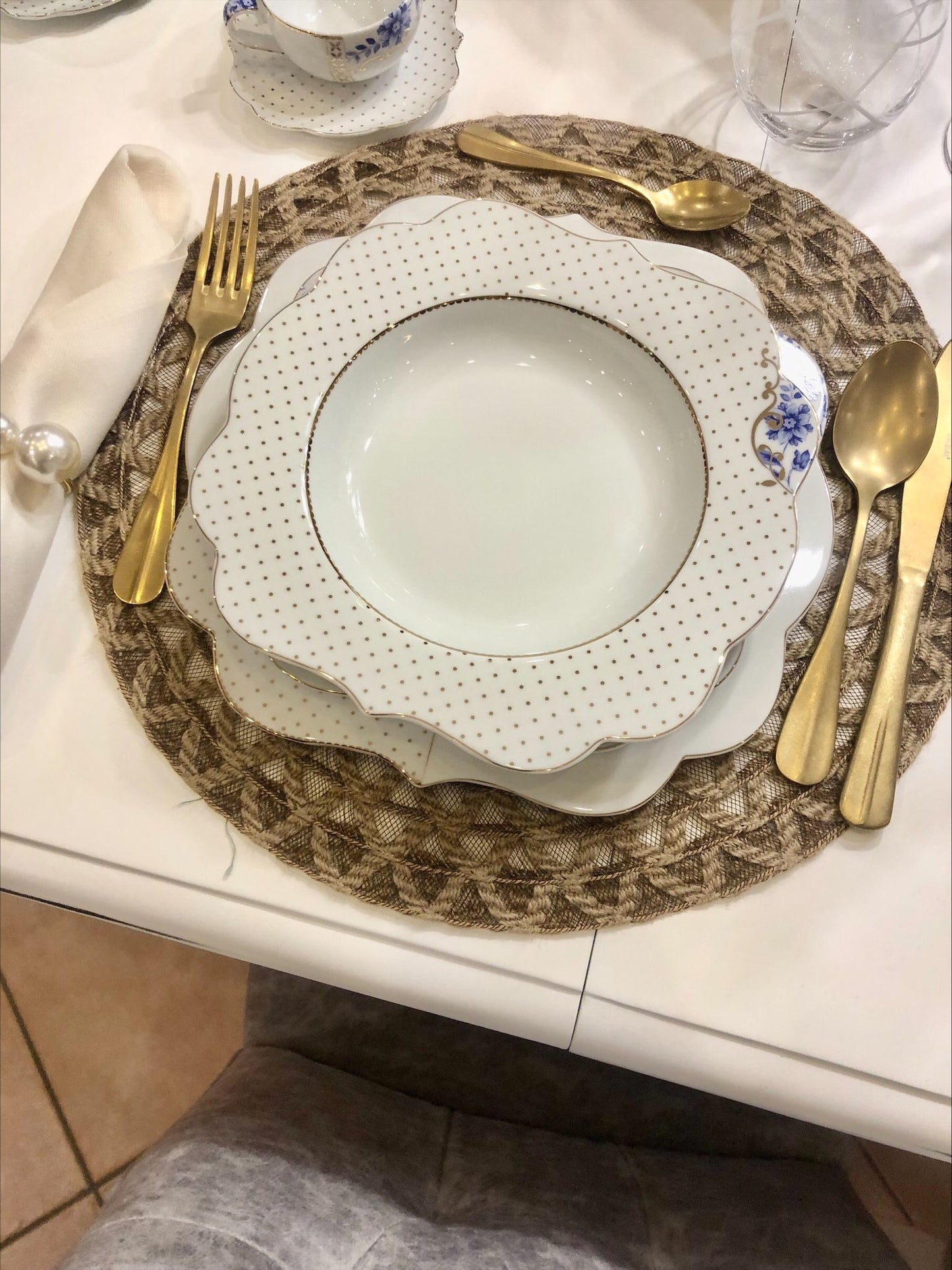 Servizio Piatti Royal White