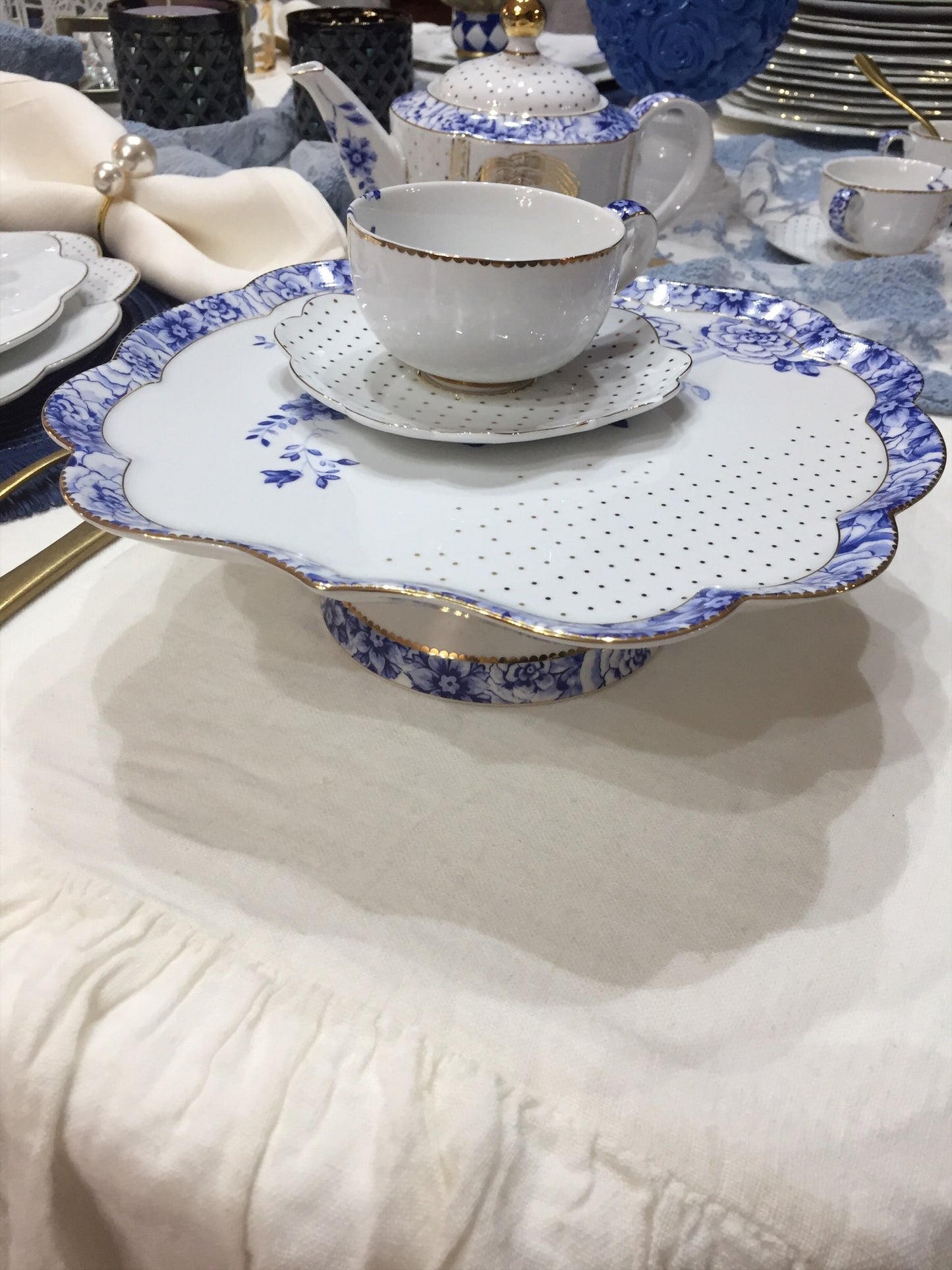 Alzatina Royal white