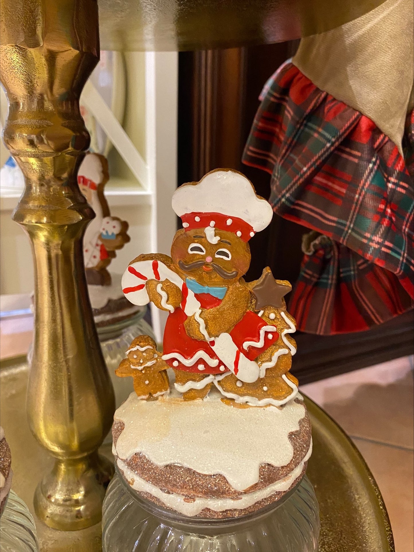 Barattolo In Vetro con decoro Natale