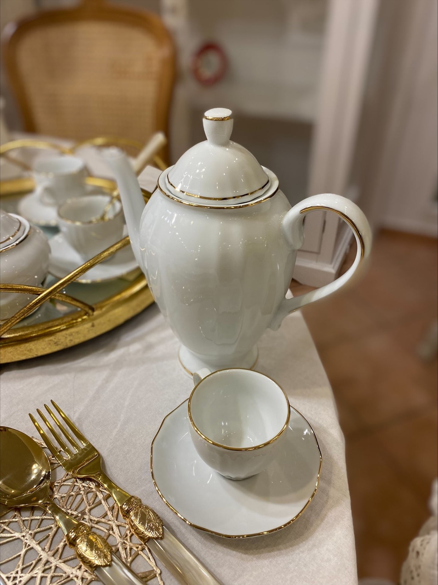 Servizio Caffè piu Teiera piu Zuccheriera piu Lattiera