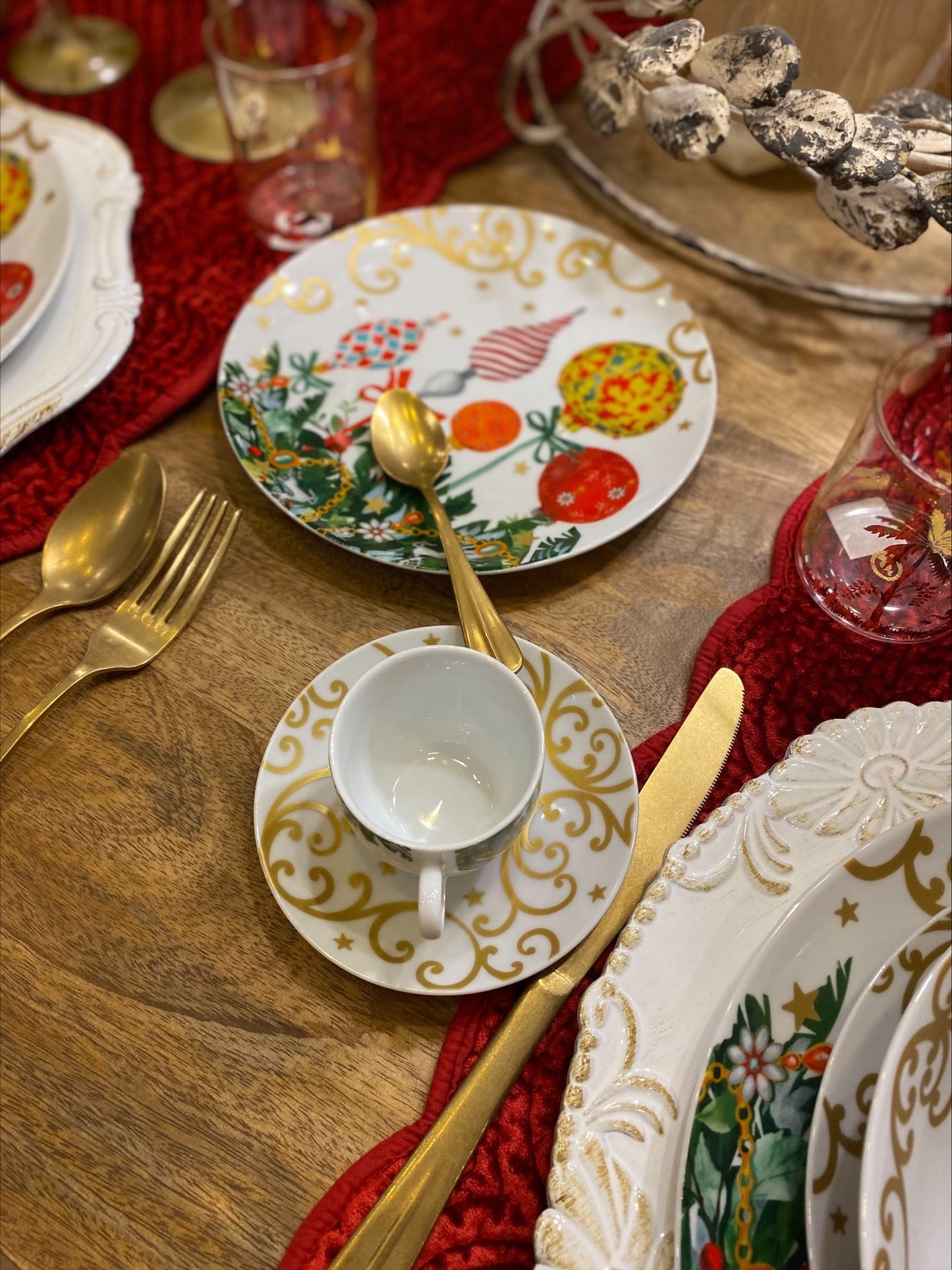 Servizio da 6 Tazzine Natale