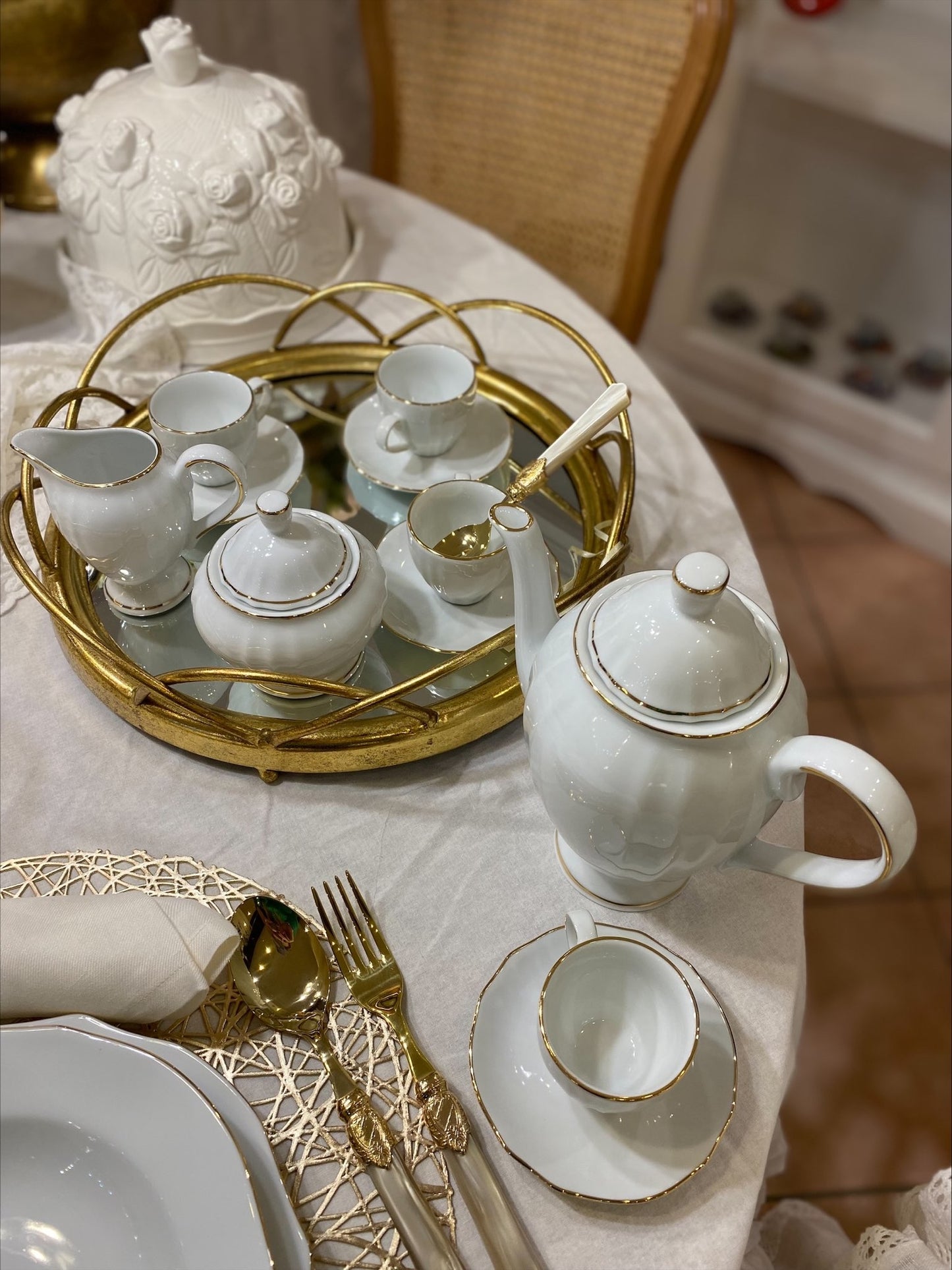 Servizio Caffè piu Teiera piu Zuccheriera piu Lattiera