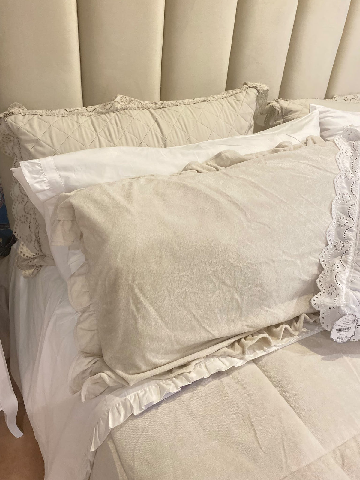 Trapunta matrimoniale con federe Lumiere