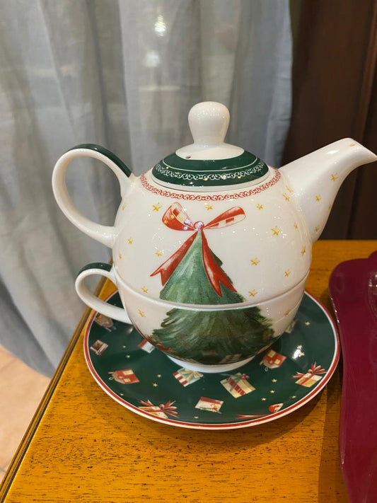 Teiera con piattino