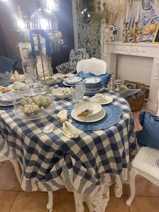 Tovaglia quadri con gale riga