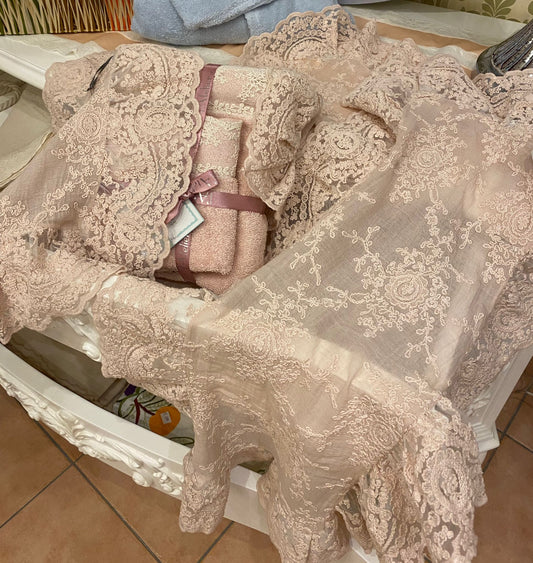 Tris centrini Etoile Corinzio polvere di cipria