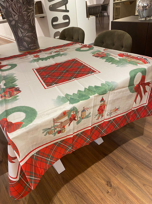 Copritavolo Quadrato Natale