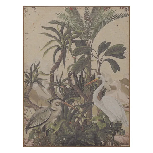 Quadro stampato airone