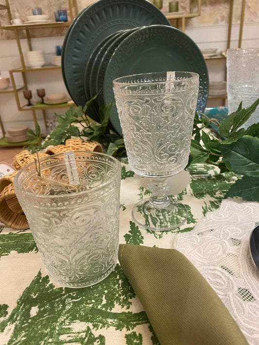 Servizio Calice Acanto Trasparente