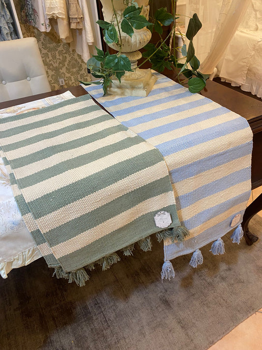 Runner a righe con nappe