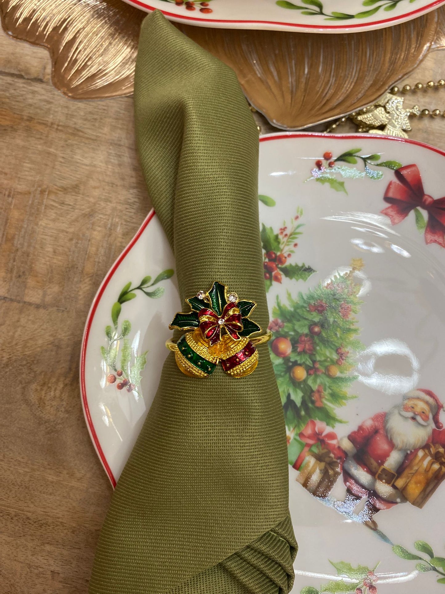 Legatovagliolo Natale 6 pezzi