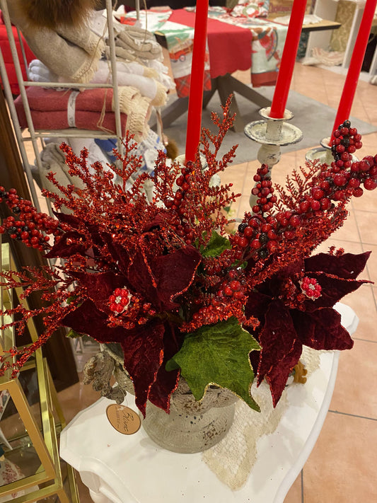 Ramo con Stella Natale