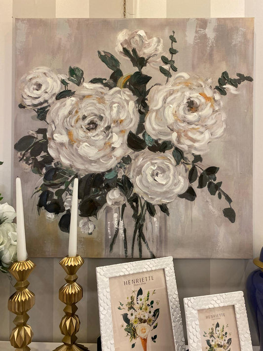 Quadro fiori canvas