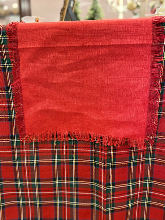 Tovaglietta Rossa Lino
