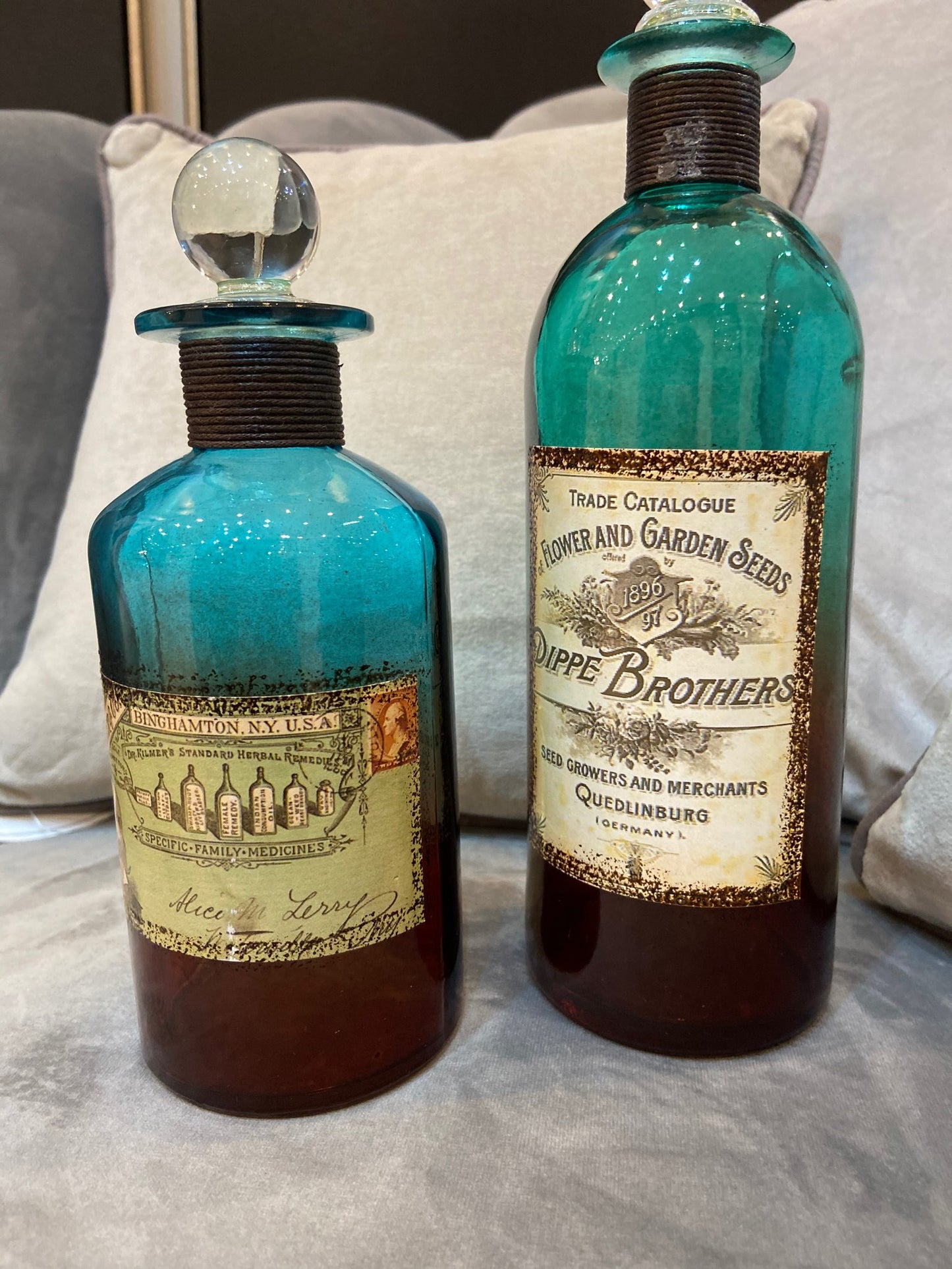 Coppia Bottiglia Vintage