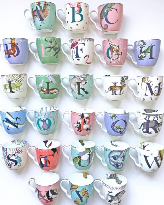 Tazza Lettera